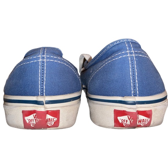 VANS The Authentic Cornflower Blue #44 Deck Shoes Low Top Sneakers Size 5.5 / 7 - Picture 6 of 12